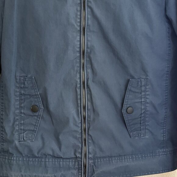 Koton Jacket Zip Up Hooded Mens SMALL Blue Outerwear Stylish European Streetwear - Picture 5 of 11